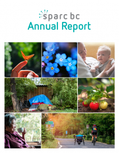 Cover page of SPARC's annual report